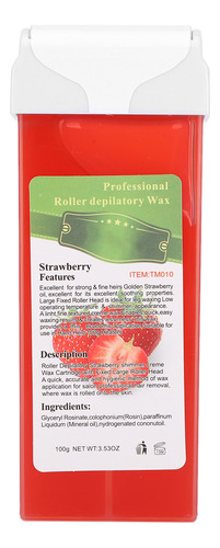 Rodillo De Cera Corporal Elder Strawberry Número 12, 100 G,