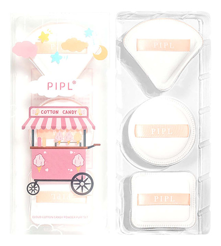 Juego De Tres Piezas N Puff Set Super Soft Powder 3823