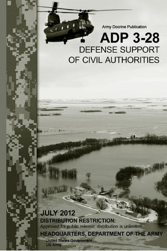 Libro: Army Doctrine Publication Adp 3-28 Defense Support Of