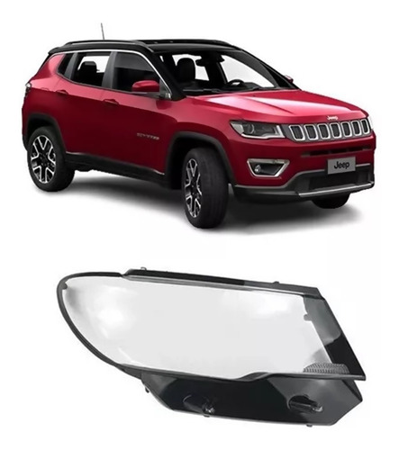 Lente Farol Jeep Compass 17 18 19 20 21
