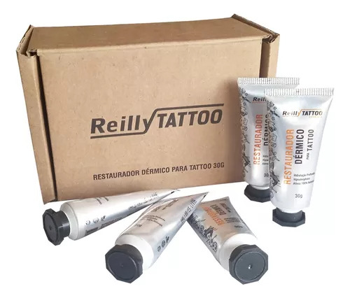 Caixa Pomada Restaurador Dérmico - 30g 20un - Reilly Tattoo