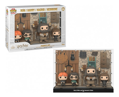 Funko 70254 Pop Harry Potter Moments Deluxe Hagrids Hut