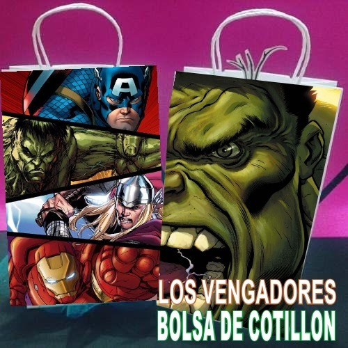 20 Plantillas De Bolsas Sopresas Los Vengadores Digita