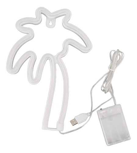 Usb Decorativo De Pared Oumefar Con Diseño De Cocotero De Ne
