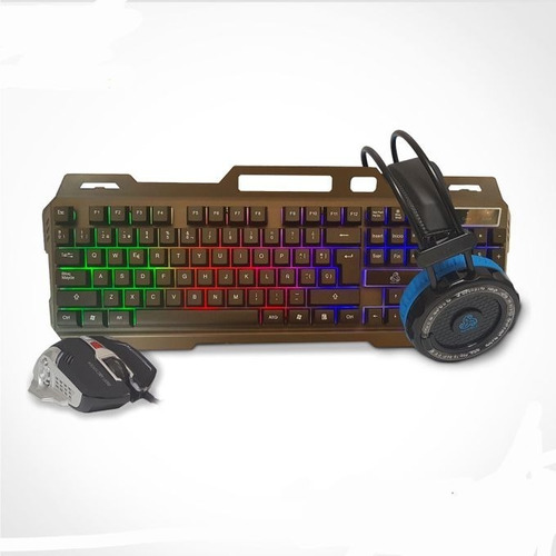 Combo Jedel Gaming Teclado, Diadema, Mouse, Pad Mouse Kitx4