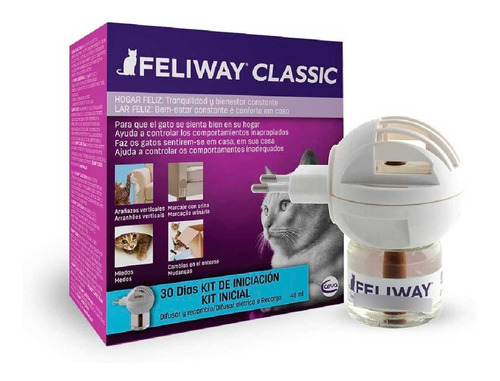 Feliway Classic Difusor Y Refill Kit Completo - Mundo Gato