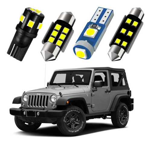 Foquitos Led Interior Luz De Cortesia Jeep Wrangler Xj 85-98