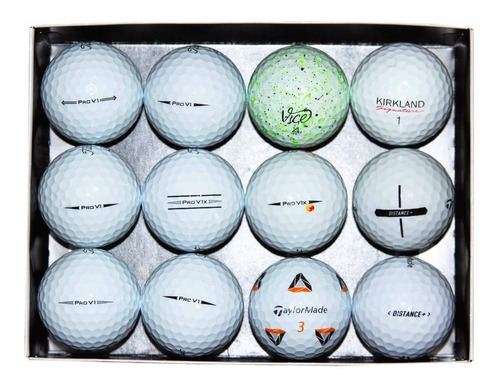 12 Bolas De Golf Titleist Pro V1 Y Taylormade Distance