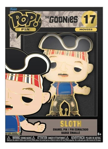 Funko Pop! Pin The Goonies Sloth # 17 Movies Replay