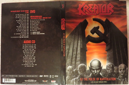 Kreator At The Pulse Of Kapitulation Live In Berlin Cd+dvd Versión Del Álbum Cd Live Album