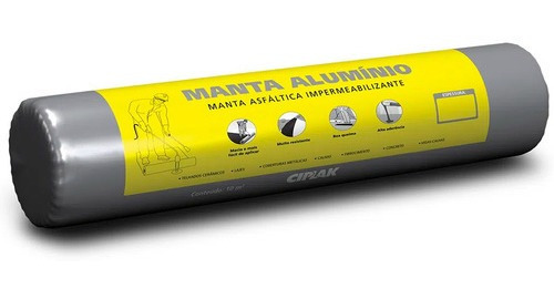 Manta Asfaltica Ciplak Manta Aluminio Rl 1x10m