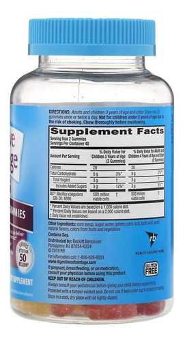 Imagen 5 de 6 de Dúo Pack Melatonina 10mg + Probióticos Premium 300 Gomitas