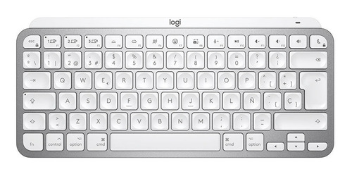 Teclado Inalámbrico Logitech Mx Keys Mini Bt Iluminado Gris