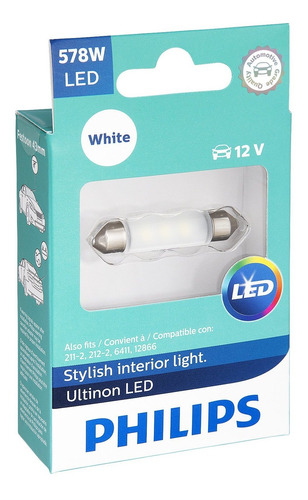 Philips 578 Ultinon Led Bulb (blanco), 1 Pack