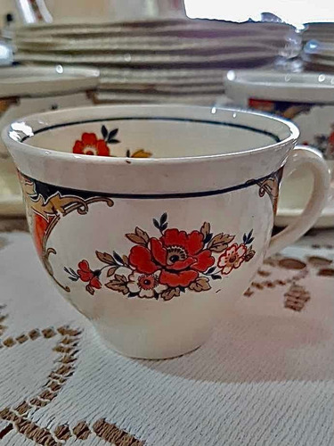 Imagen 9 de 11 de Vajilla De Loza Inglesa Woods Ivory Ware 80 Piezas