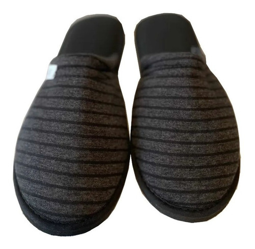 Imagen 1 de 5 de Pantuflas Hombre Elie Gris Oscuro Jersey Invierno Jelue