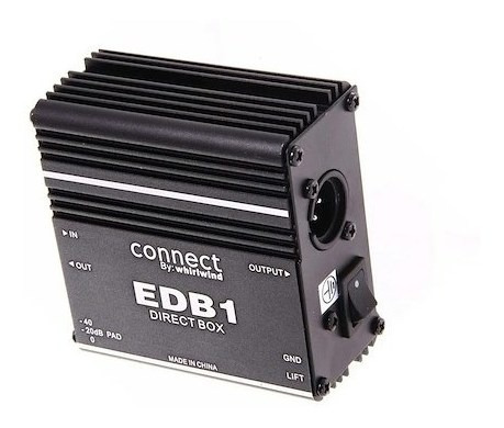 Imagen 7 de 10 de Caja Directa Pasiva Whirlwind Edb1 Salida Xlr