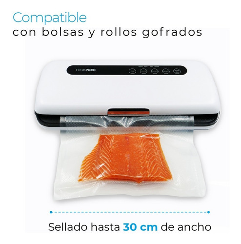 Pack Selladora Al Vacio + 3 Rollos 28cm X 5mts