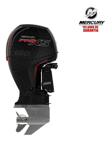 Motor De Popa Mercury 4t 150hp L Efi Pro Xs Pess Física