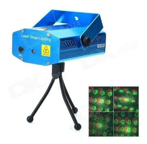 Mini Laser Multipunto Audioritmico Led Con Formas 