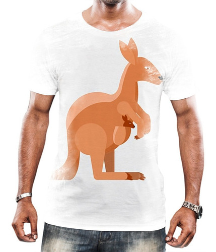 Camisa Camiseta Unissex Animal Austrália Canguru Safari 6