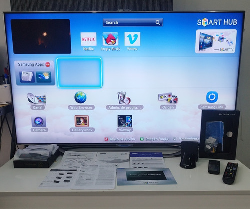 Imagen 1 de 10 de Televisor Samsung 55  Smart Tv, 1080p Fullhd 3d, Slim Led S8