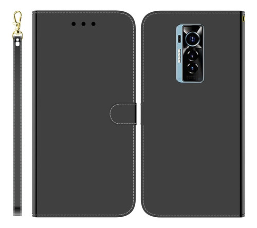 E Funda Con Espejo Imitado Para Tecno Phantom X E