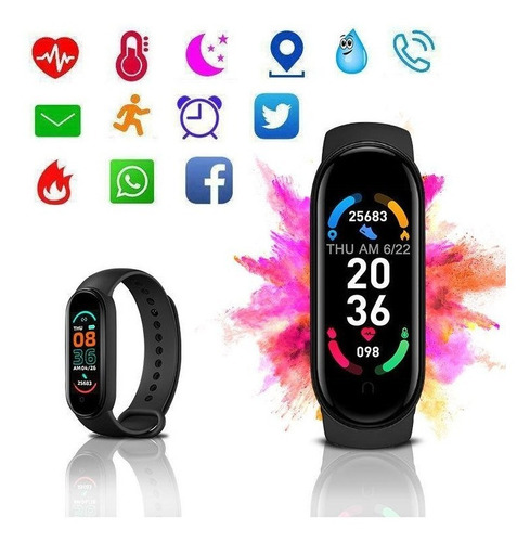 Imagen 5 de 9 de Mi Band M6 Pulsera Smart Reloj Inteligente Fitness Tracker
