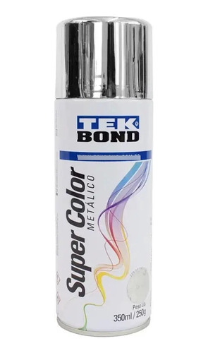 X3 Aerosol Pintura Cromado Metálico Tek Bond 350ml