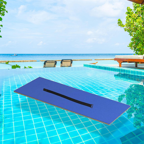 Colchoneta Flotante De Agua, Manta Azul 110x40x3,3cm