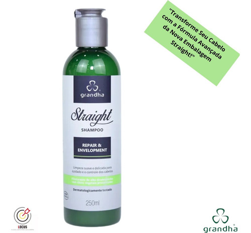 250ml De Pura Sedosidade:shampoo Cabelos Alisados Straight