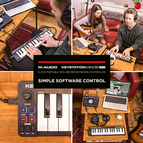 M-audio Keystation Mini 32 Mk3 Controlador Midi Usb Con Mini