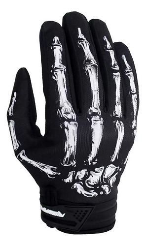 1 Par De Guantes De Motocross Skeleton Bones Para Uso En Ext