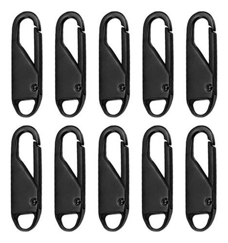 A 10-pack Zipper Puller Replacement Zipper Slider Kit