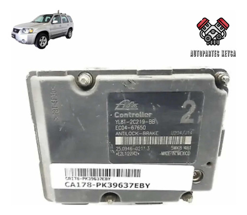 Modulo Abs Ford Escape 2005 2006 2007 Yl8t-2c219-bb