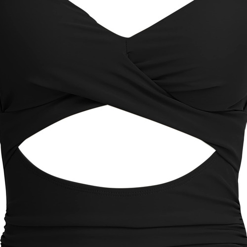 X Traje De Baño Completo Dama Sexy De Color Sólido Para