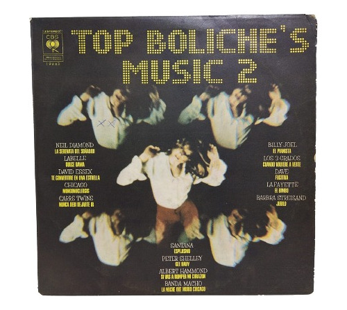 Varios Artistas  Top Boliche's Music 2. Lp La Cueva Musical