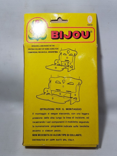 Imagen 3 de 8 de Antiguo Juego Living Muñeca Italiano P/ Armar Mad Mag 57713