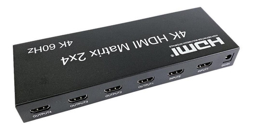 Matrix Hdmi 2x4 2 Entradas Para 4 Saídas 2k-4k
