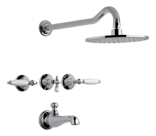 Griferia Ducha Bañera Fv Vermont Lever 0103/83 Cier Cerámico