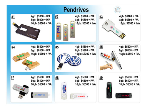 Pendrive Tarjeta 32 Gb Personalizado Logo Entrega Inmediata Blanco The Mkt Store