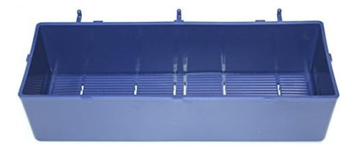 Cubo De Almacenamiento De Tablero De Clavijas Azul Resistent