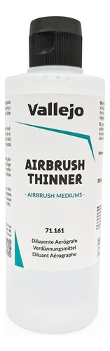 Diluyente De Aerógrafo Vallejo Airbrush Thinner 200ml