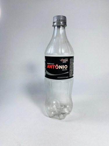Coca Cola Zero | Garrafa Vazia Com Nome Antônio (Usado)