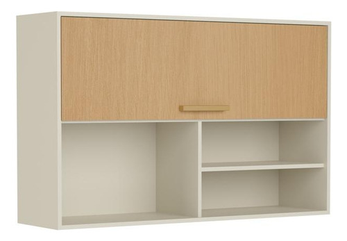Cozinha Completa 3 Gav Nogal Dourado Bossa Nova Bertolini Cor Nogal Dourado/branco