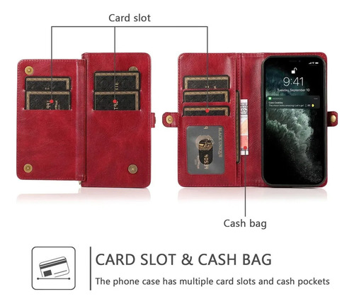 //capa Tipo Carteira Para iPhone 13 Pro Max,