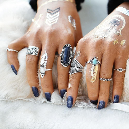 Set Anillos Étnicos