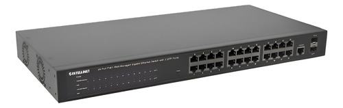 Switch Intellinet Gigabit Ethernet 560559 24 Puertos Poe + 2