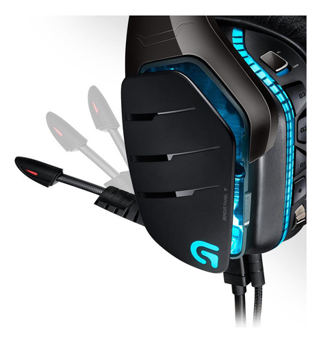 Gaming Headset Logitech G633 Artemis Spectrum Rgb 7.1 Black