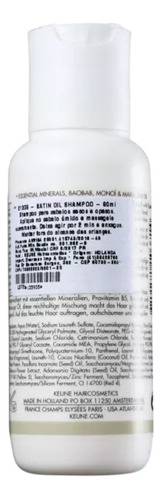 Keune Care Satin Oil - Shampoo 80ml